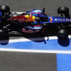 Vettel desde arriba en España 2011