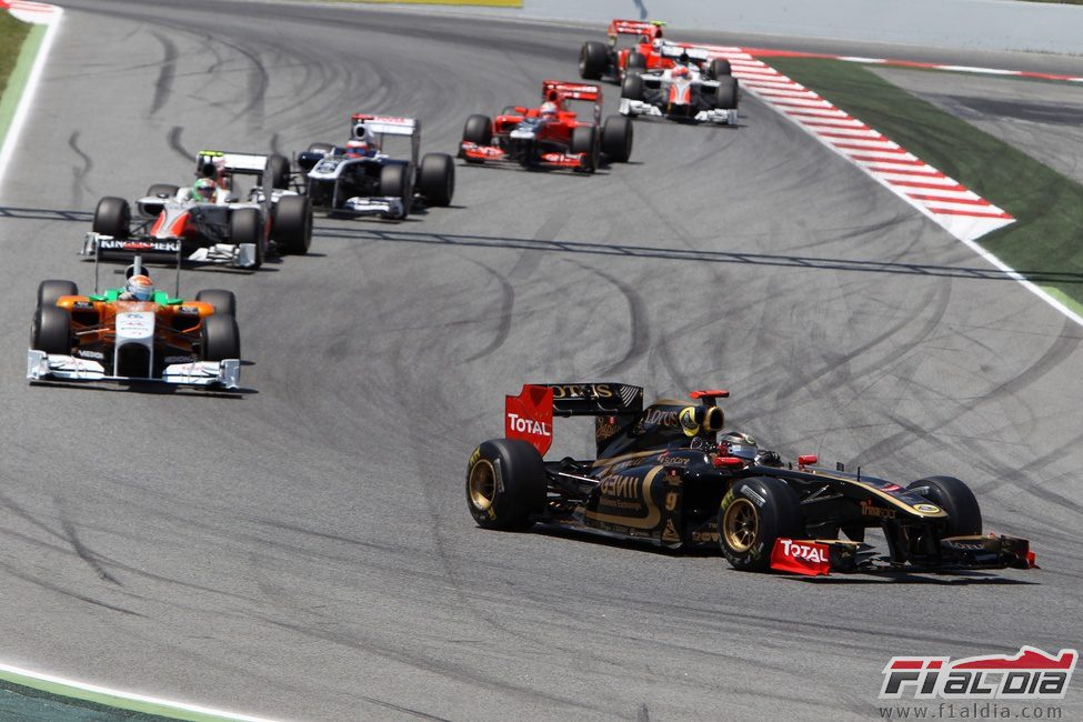 Heidfeld, en plena remontada en España 2011