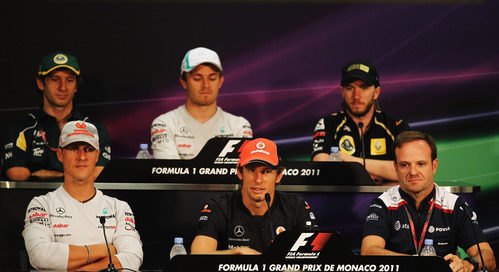 Primera rueda de prensa del GP de Mónaco 2011