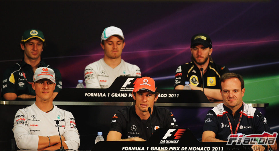 Primera rueda de prensa del GP de Mónaco 2011