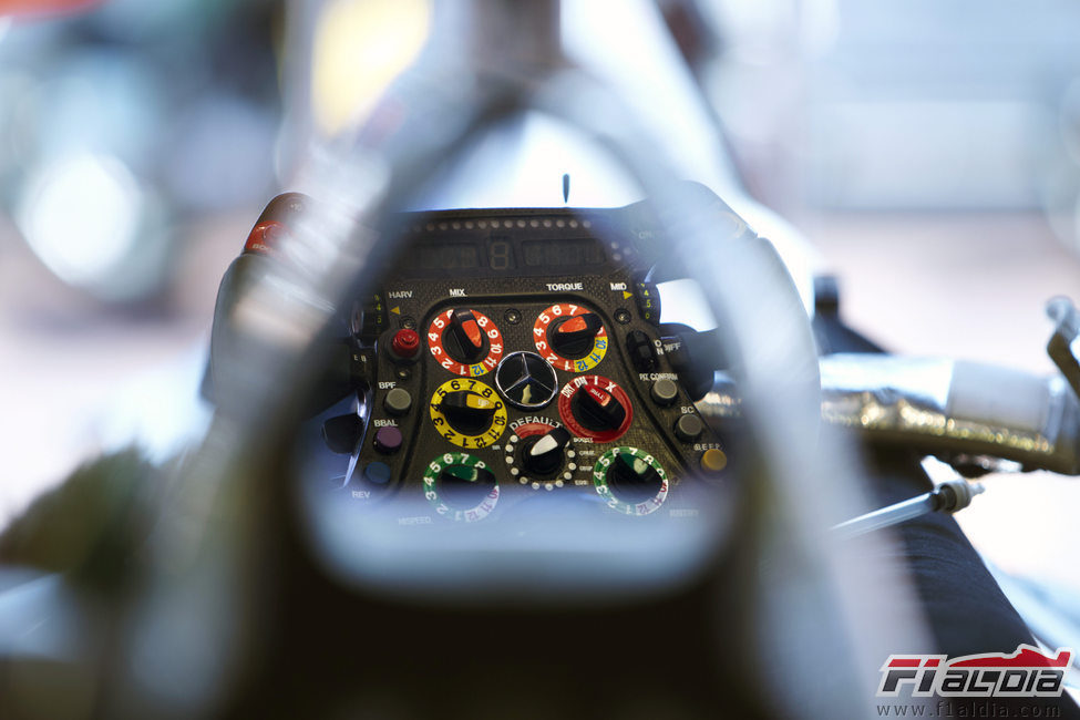 El volante de Mercedes GP en Monaco 2011