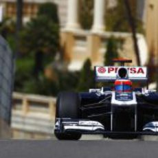 Barrichello rodando por Monte Carlo