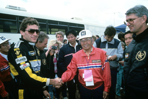 Senna como piloto del Team Lotus