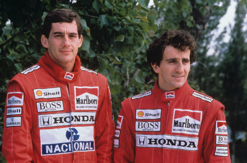 Presentación de Senna como nuevo piloto de McLaren