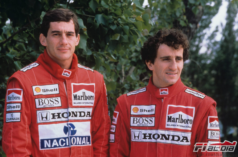 Presentación de Senna como nuevo piloto de McLaren
