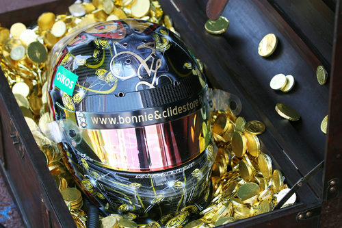 El casco de Liuzzi para el GP de Mónaco 2011