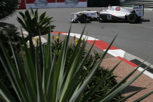 Kobayashi este jueves en el GP de Mónaco 2011