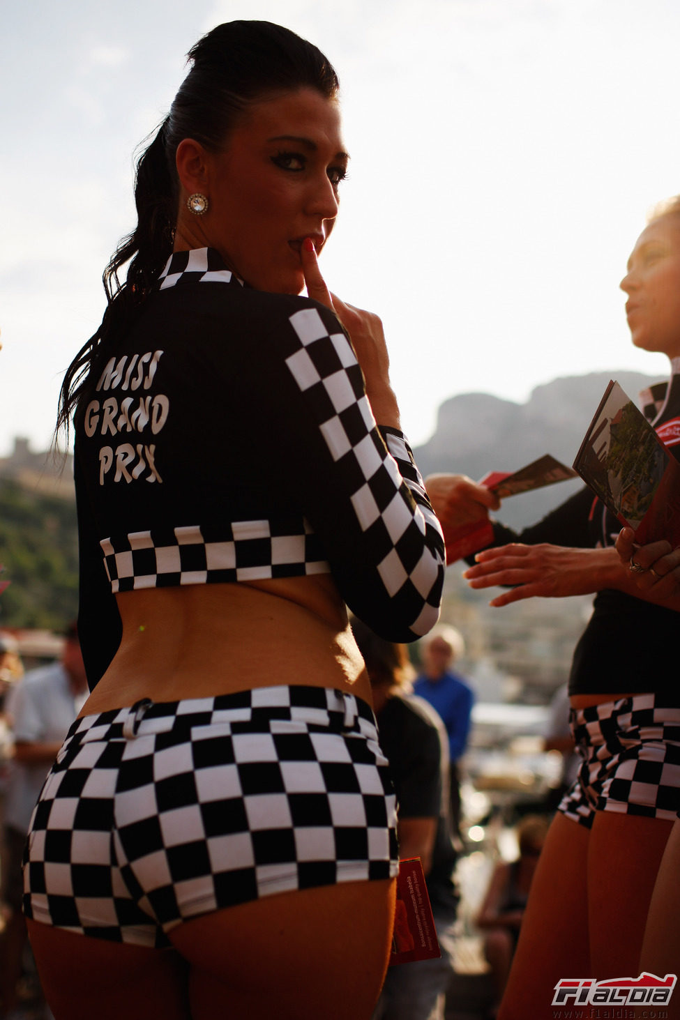 'Shorts' de cuadros para lucir cuerpo en Mónaco 2011