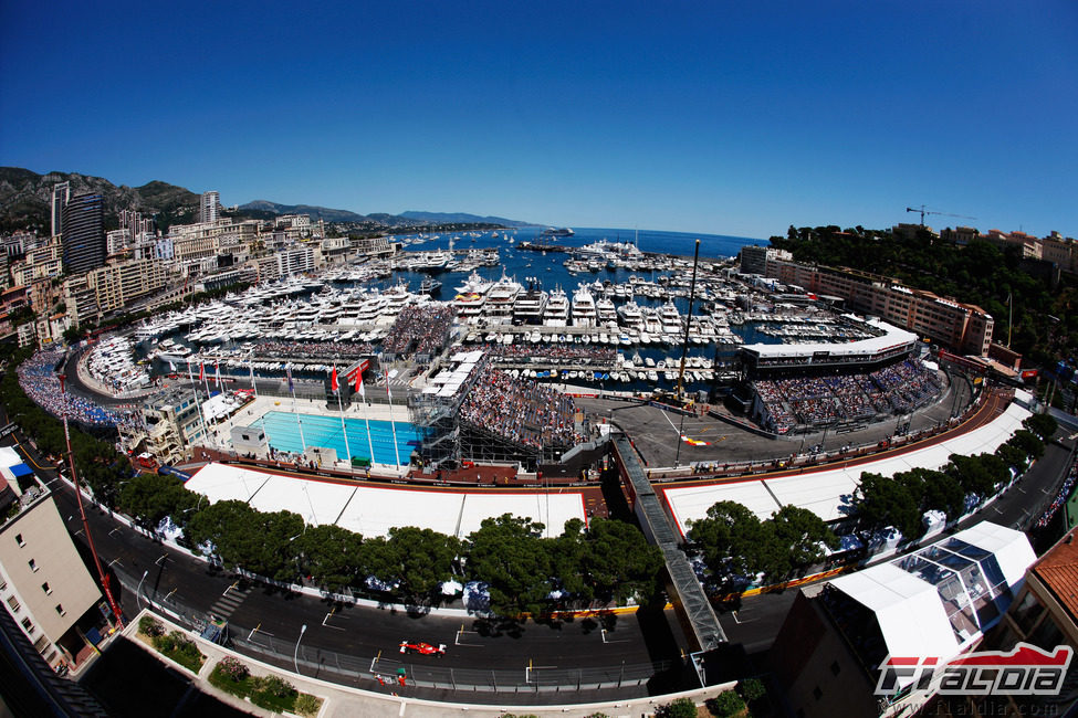 Gran panorámica del puerto de Mónaco 2011