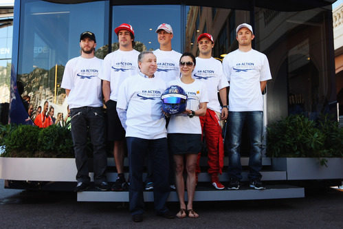 El equipo FIA de seguridad en las carreteras en Mónaco 2011