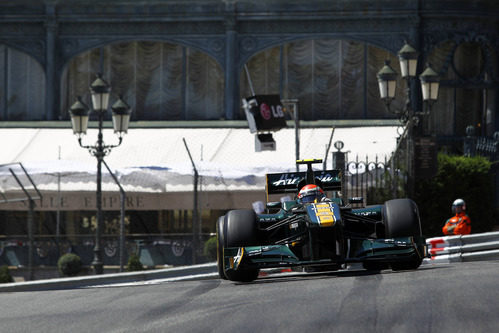 Trulli durante la clasificación del GP de Mónaco 2011