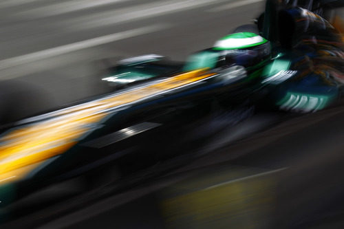 Heikki Kovalainen a toda velocidad