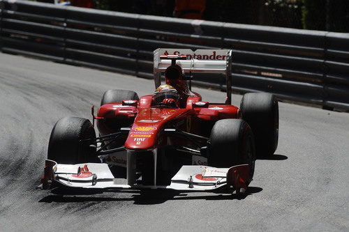 Fernando Alonso en el GP de Mónaco 2011