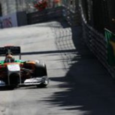 Adrian Sutil en las calles de Montecarlo 2011