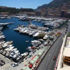 El puerto de Montecarlo durante el Gran Premio de Mónaco 2011