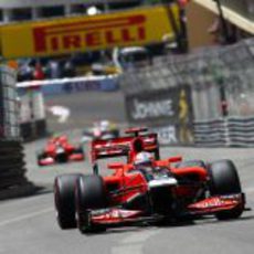 TImo Glock rueda en el primer sector del circuito de Montecarlo