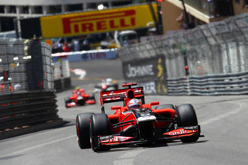 TImo Glock rueda en el primer sector del circuito de Montecarlo