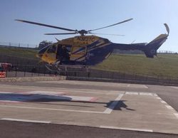 Un problema técnico del helicóptero médico causa la bandera roja en los Libres 1