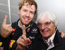Ecclestone, sobre el futuro de Vettel: "Debe ir al equipo que le ayude a ganar más títulos"