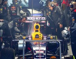 Red Bull da por concluido el segundo día de pruebas por problemas de motor