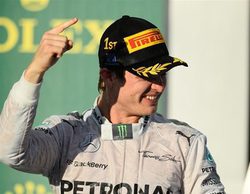 Nico Rosberg: "Siempre soñé con tener una flecha de plata así de fuerte"