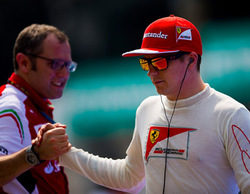 Räikkönen espera sentirse más cómodo con el F14 T con las nuevas piezas de Baréin