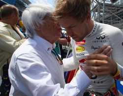 Ecclestone, sobre Vettel: "Cuando vuelva a tener el coche adecuado, ganará más títulos"