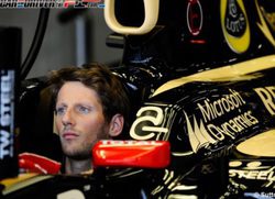 Romain Grosjean: "El abandono es una pena porque tenía una estrategia diferente al resto"