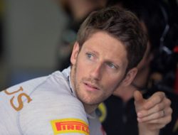 Romain Grosjean: "He cometido un error pisando la línea blanca al calentar los neumáticos"