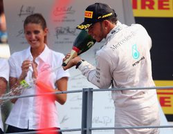 Lewis Hamilton: "Ha sido increíble ver la recta llena de aficionados desde el podio"