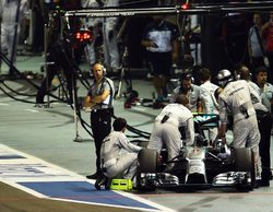 Una 'sustancia extraña' provocó la retirada de Nico Rosberg en Singapur