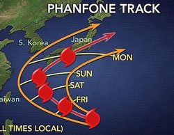 El tifón Phanfone amenaza ahora la celebración del GP de Japón 2014