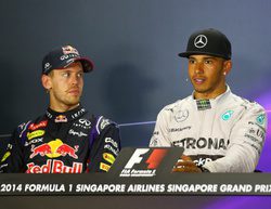 Hamilton y Vettel quieren que Pirelli mejore el neumático de lluvia