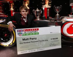 Matt Parry prueba un Fórmula 1 con McLaren en Silverstone