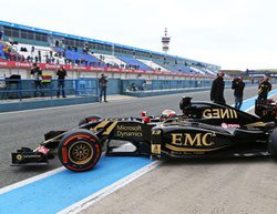 El E23 de Lotus por fin debuta en Jerez