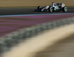 Alineación de los pilotos participantes en la primera ronda de test en Barcelona 2015