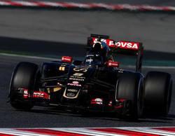 Romain Grosjean acaba líder el último y complicado día de la primera ronda de test en Barcelona