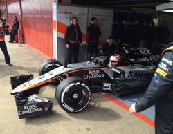 El Force India se estrena en los últimos test de pretemporada en Barcelona