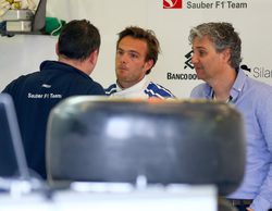 Giedo van der Garde, contento, viste ya los colores de Sauber en Australia