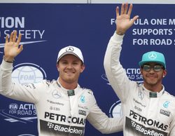 Lewis Hamilton, contento por compartir primera línea con Vettel: "Ferrari ha hecho grandes mejoras"