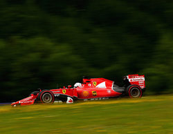 Sebastian Vettel marca el mejor tiempo en unos libres 3 marcados por la lluvia en Austria