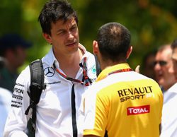 Toto Wolff: "No ha habido ni una sola conversación con Red Bull sobre los motores"