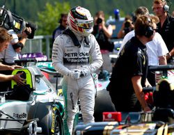 Lewis Hamilton: "Estoy muy contento con el rendimiento del equipo y del coche"