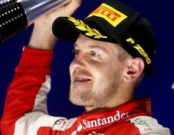 Vettel triunfa, Mercedes se desinfla y McLaren pincha en el GP de Singapur 2015