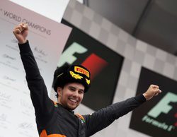 Sergio Pérez: "Estoy muy feliz por poder compartir este segundo podio con mi equipo"
