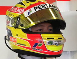 Rio Haryanto termina el test de Pirelli 15º: "Estoy contento con el trabajo que hice"