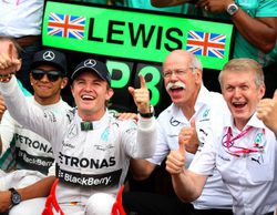 Dieter Zetsche: "Lewis Hamilton y Nico Rosberg forman una pareja de pilotos perfecta"