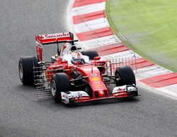 Sebastian Vettel termina liderando un intenso primer día de test en Barcelona