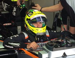 Sergio Pérez: "Ha sido una gran sesión y una intensa batalla con Nico"