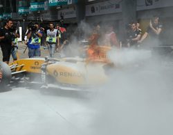 Nico Rosberg y el incendio de Magnussen protagonizan los Libres 1 del GP de Malasia 2016